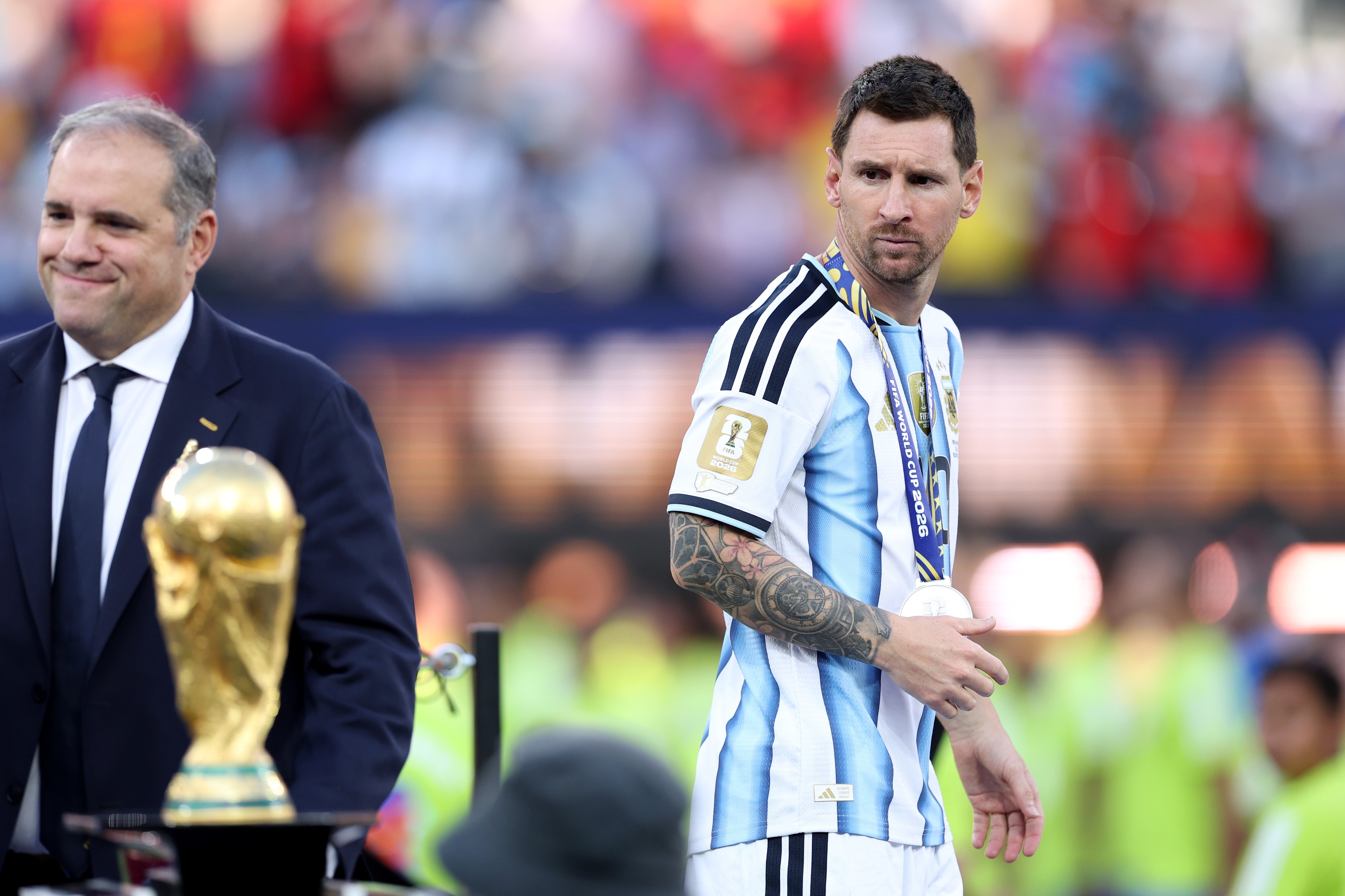 Imagen del artículo de Telemundo PR: A los 39 años, Messi anuncia que se retira de la selección de Argentina