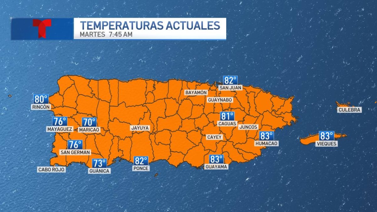 Disminuye bruma del Sahara y aumenta probabilidad de lluvias en Puerto Rico este martes