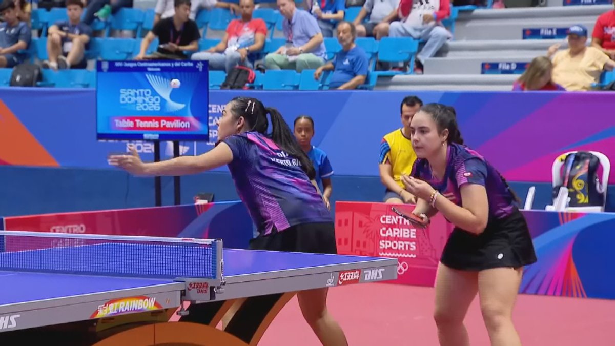 Puerto Rico domina tenis de mesa en Santo Domingo 2026 con oros en dobles femenino y mixto