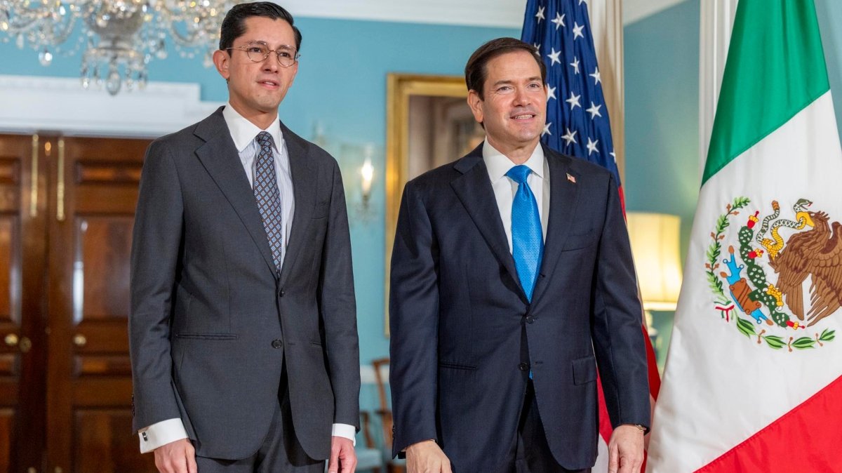 Imagen de la cobertura de: Rubio pide “Acciones decisivas” contra cárteles y México destaca avances en seguridad