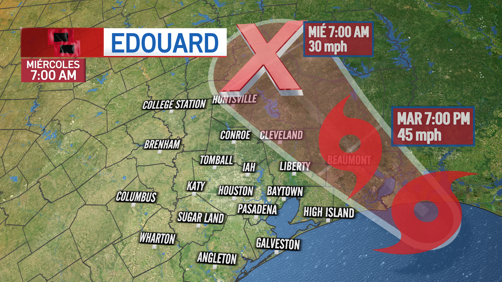 Actualizaciones en vivo: tormenta tropical Edouard toca tierra en Louisiana, frontera con Texas