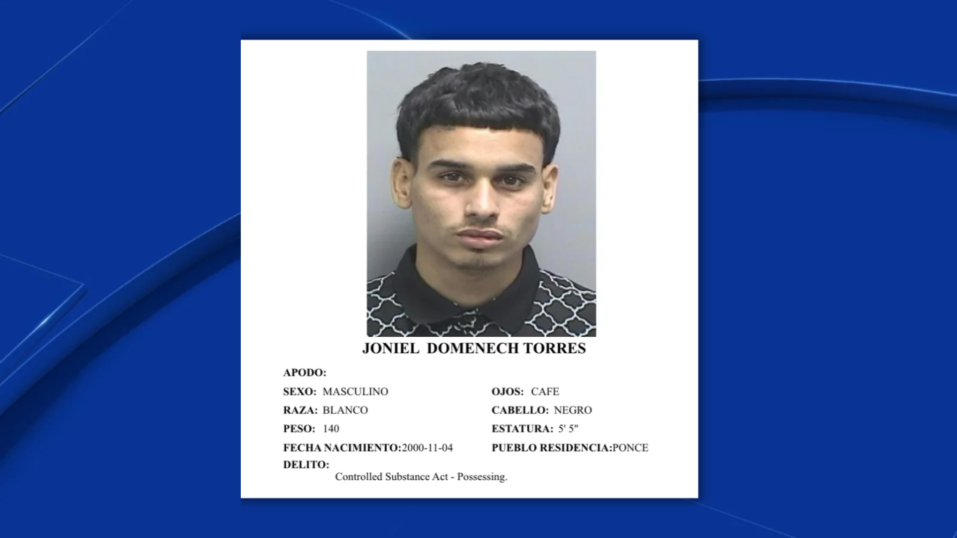 Imagen del artículo de Telemundo PR: Lo buscan: identifican a sospechoso de asesinato en residencial de Ponce