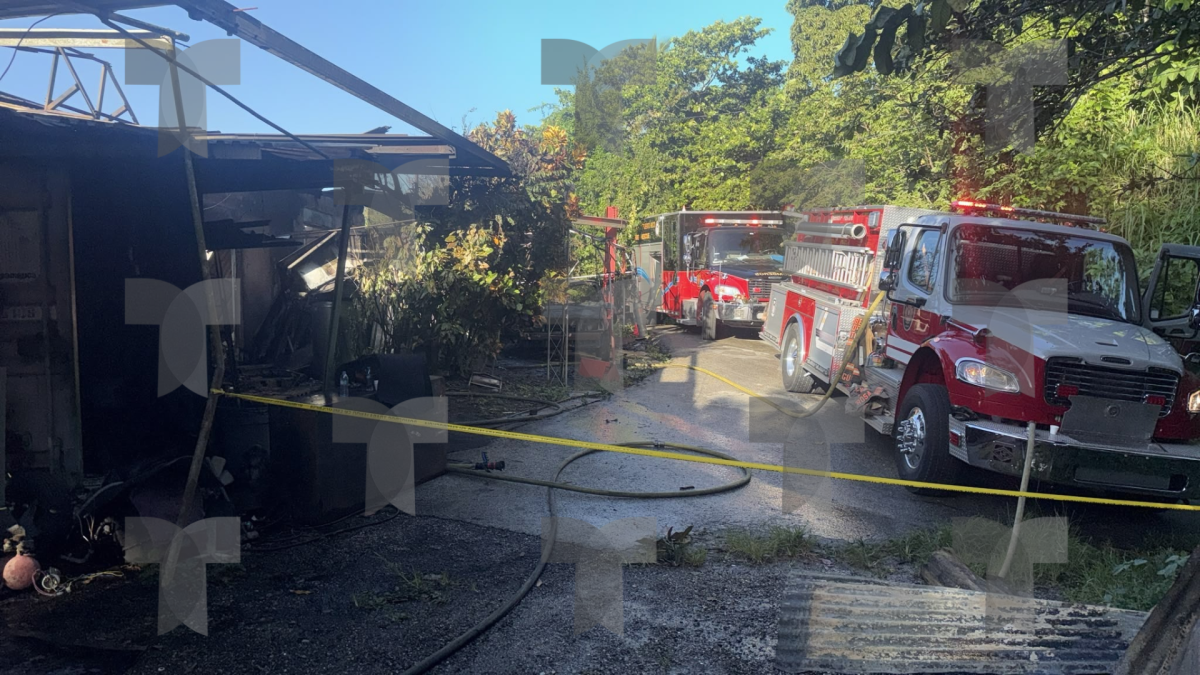 Hallan cuerpo calcinado tras incendiarse residencia en Adjuntas