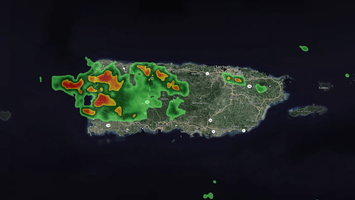 NWS emite aviso de inundaciones repentinas para cuatro municipios del oeste de PR