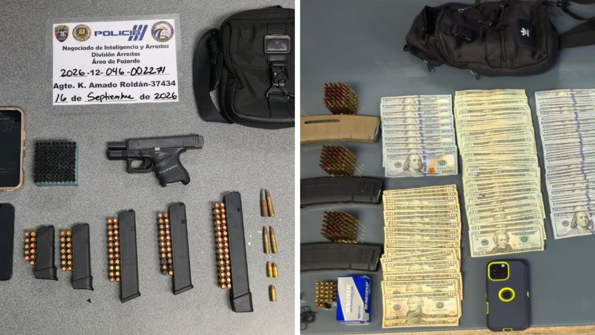 Arrestan a cinco personas tras allanamientos en Luquillo; ocupan armas, drogas y dinero