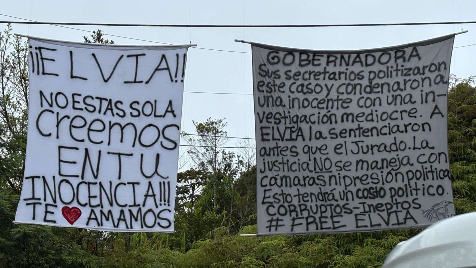 Aparecen nuevos mensajes en Aibonito de cara a la sentencia de Elvia Cabrera