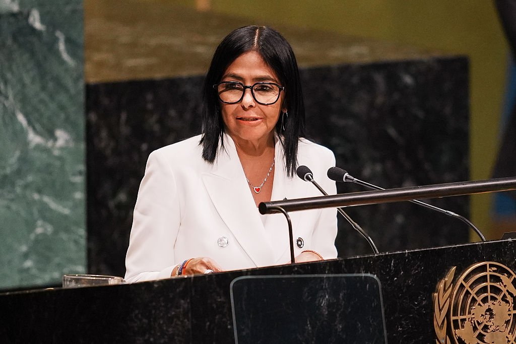 Imagen del artículo de Telemundo PR: Delcy Rodríguez dice que habrá elecciones en Venezuela en su discurso ante la ONU