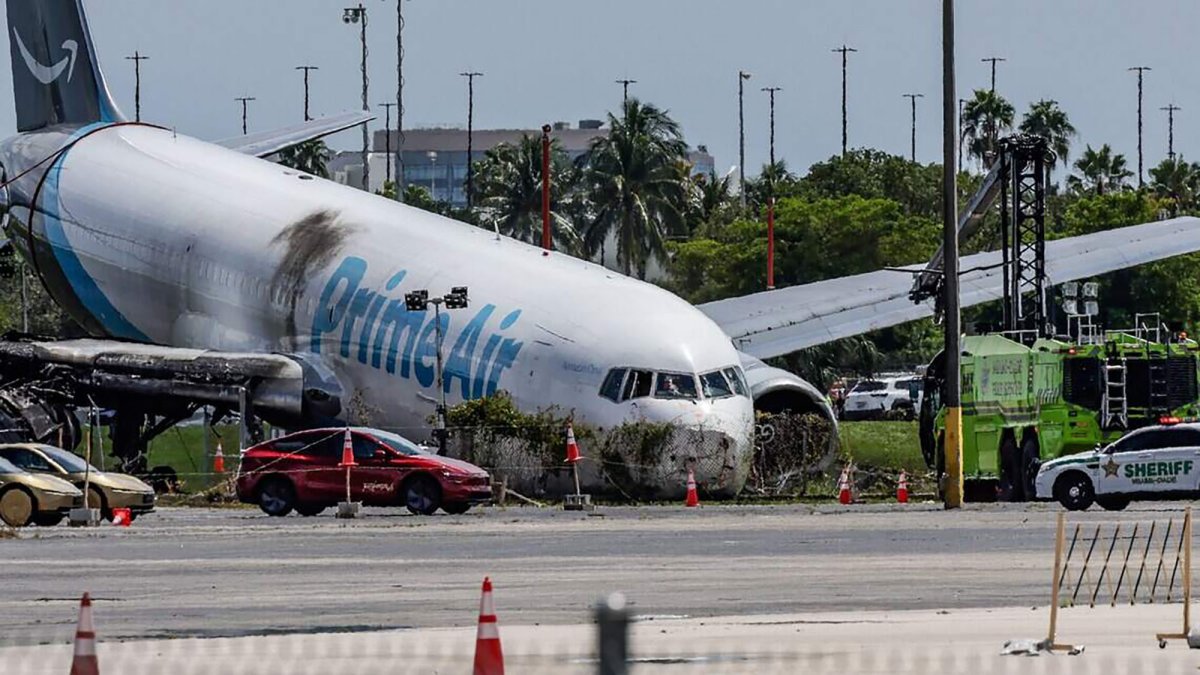 Amazon suspende operaciones con 21 Air tras accidente mortal en Miami