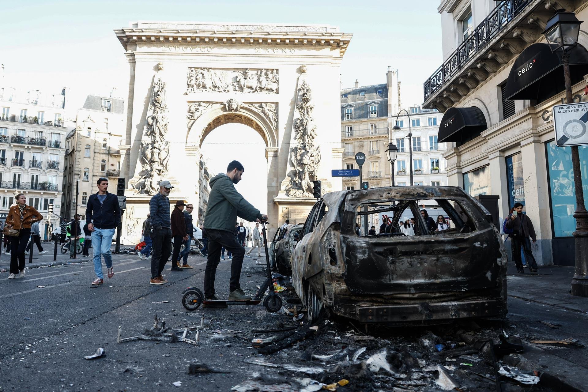 Detenidos durante protestas en Francia ascienden a 2,000 y 600 agentes resultan heridos