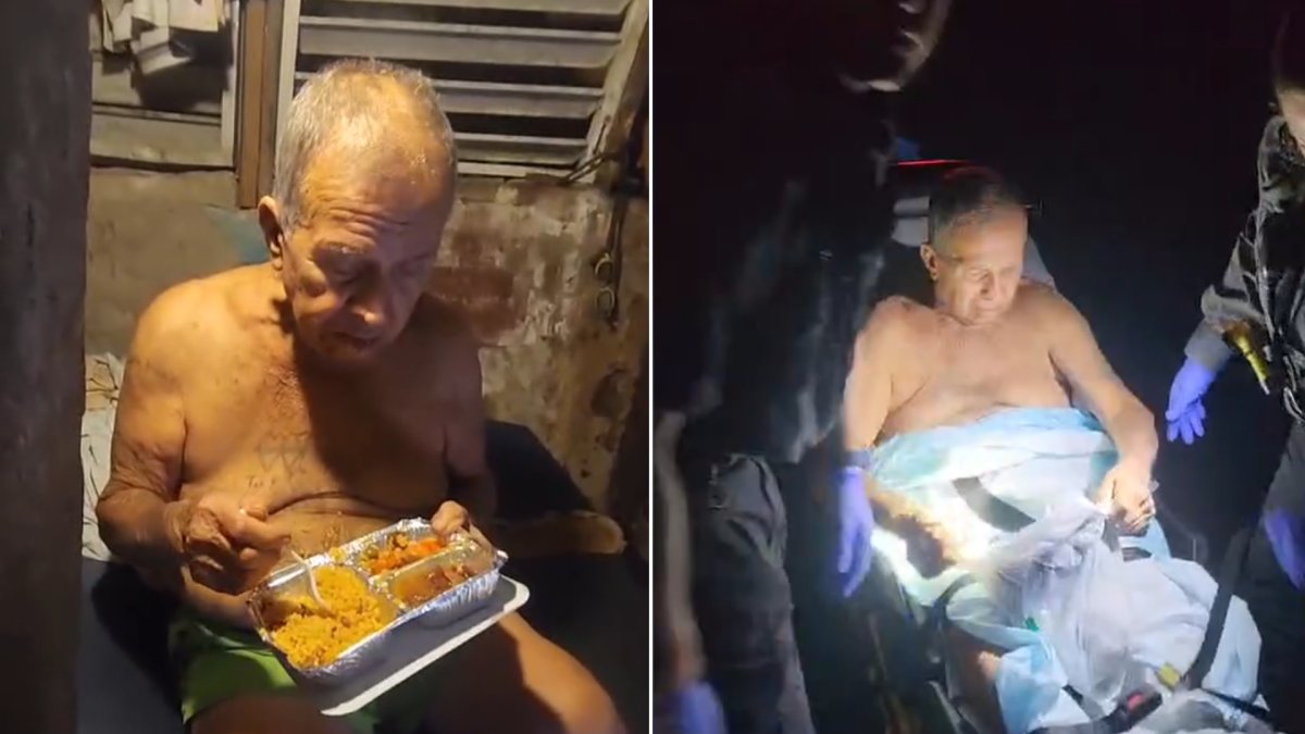 Rescatan a anciano de 83 años que vivía sin agua ni luz en barriada Jurutungo de Hato Rey
