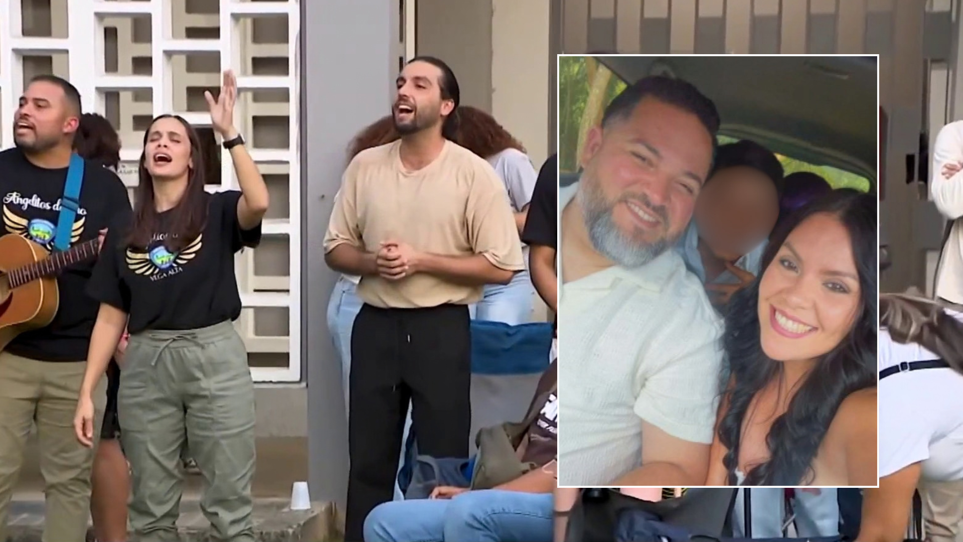 Imagen del artículo de Telemundo PR: Aferrados a la fe: feligreses claman por la recuperación de Gendy y Carlos