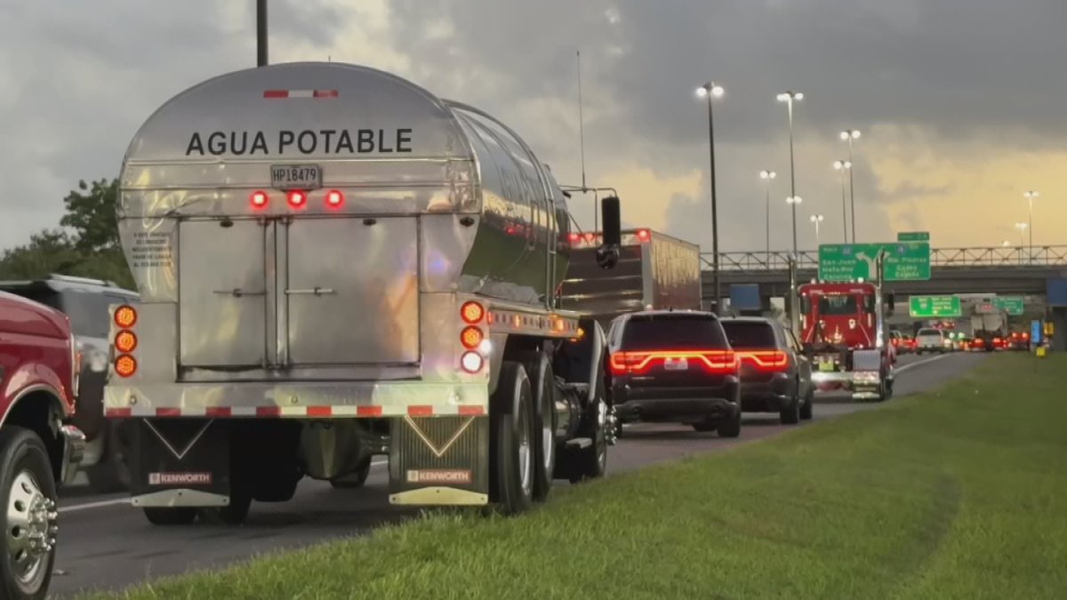Camioneros protestan en San Juan contra los altos costos del diésel