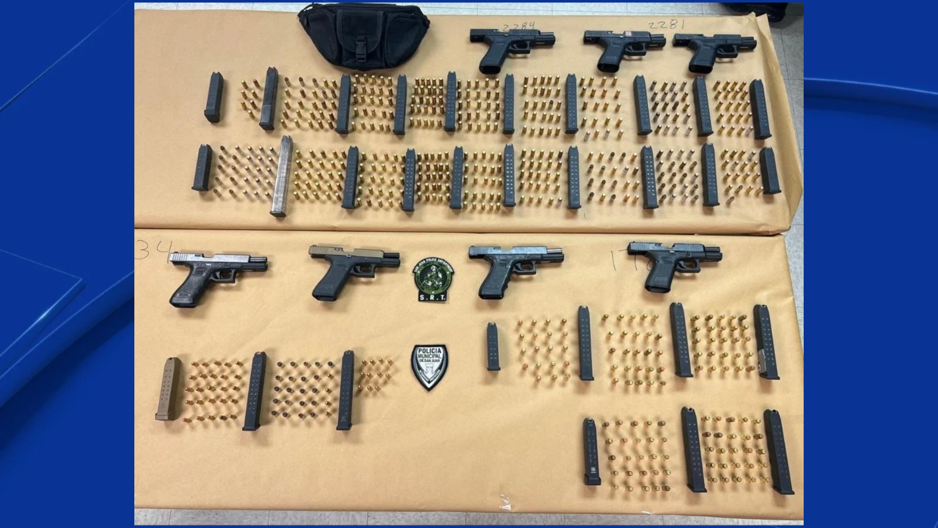 Imagen del artículo de Telemundo PR: Multan negocios de San Juan y ocupan armas y municiones