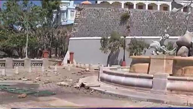 Marejada provocó destrozos en el Paseo de la Princesa