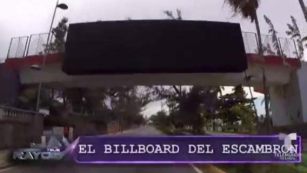 Peligroso ''Billboard'' en el Escambrón