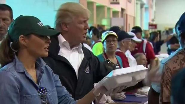 Trump y la primera dama visitan FL y GA